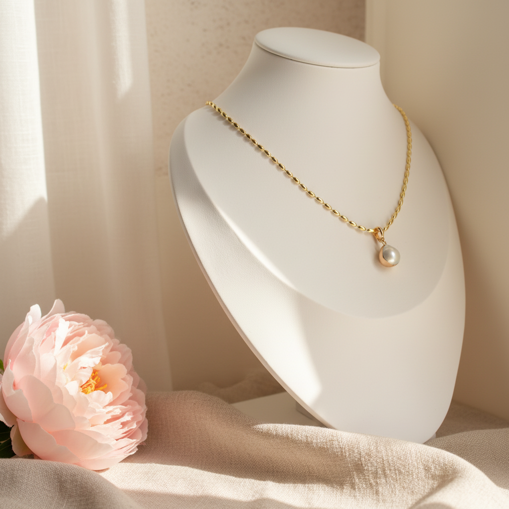 Luna Glow Baroque Pearl Pendant