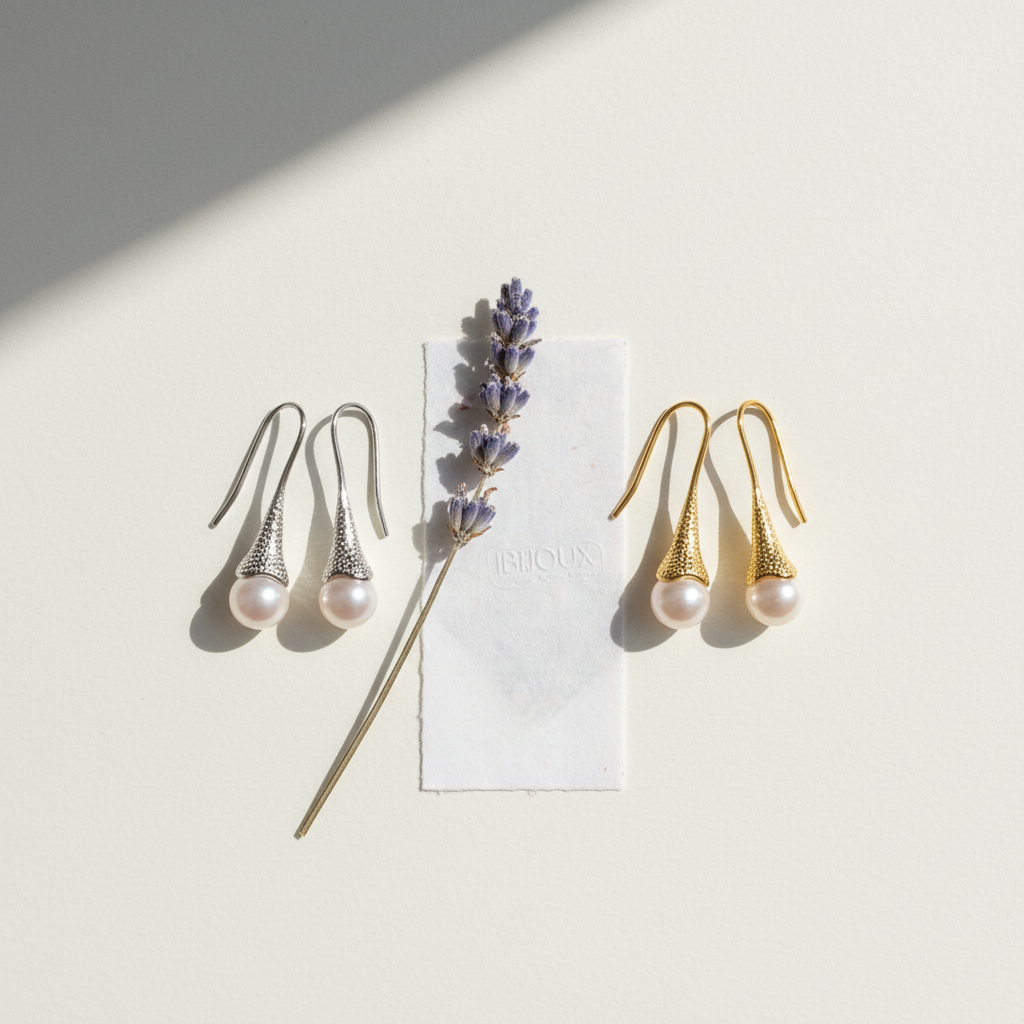 Freshwater Pearl Long Dangle Earrings